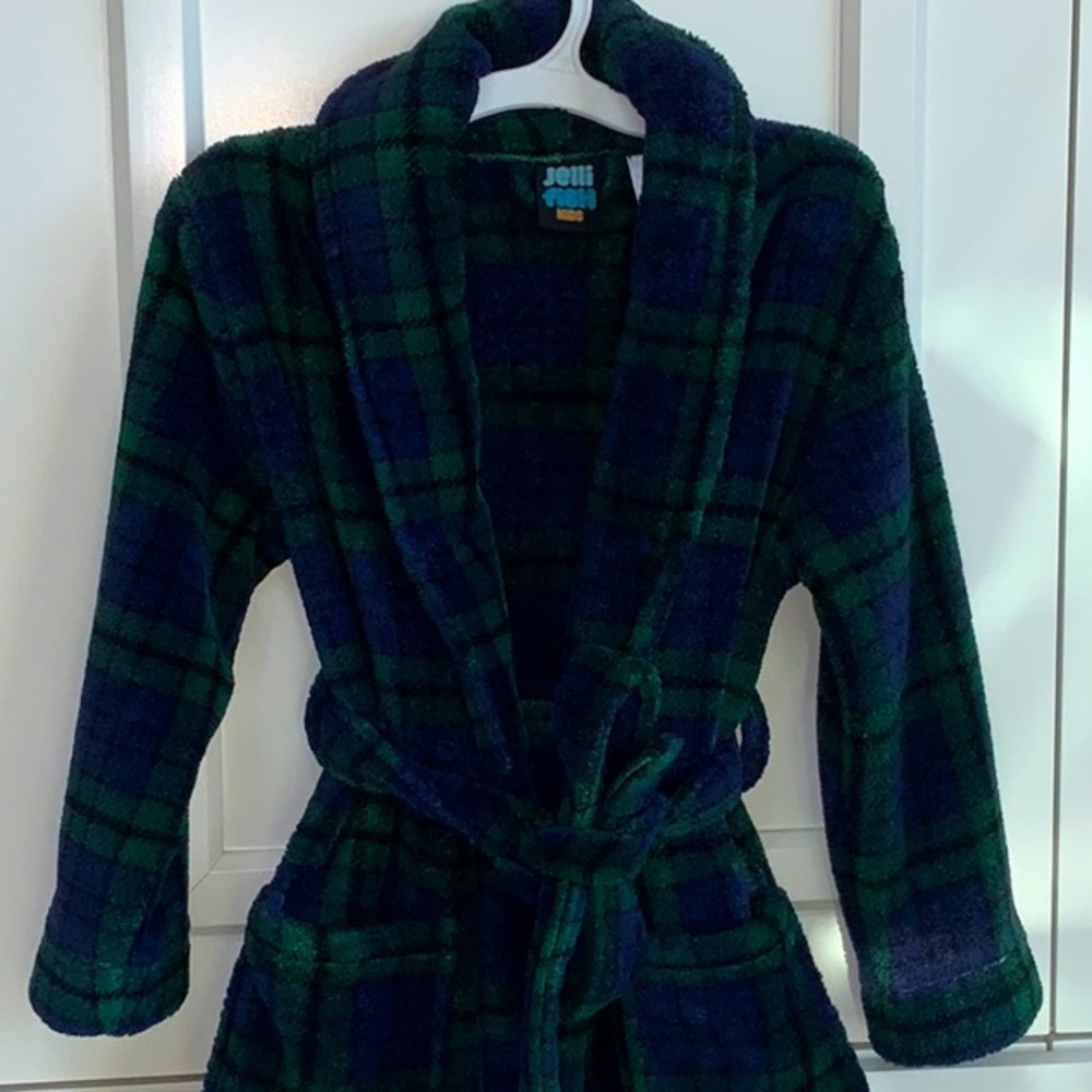Plaid Jelli Fish Robe